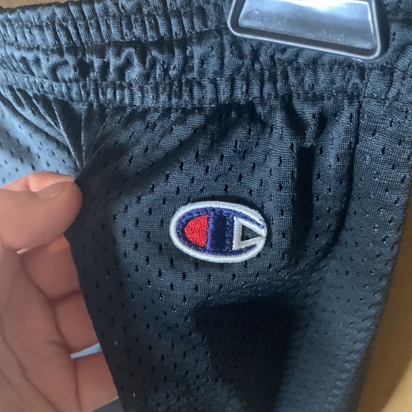 Medium Black Champions Boys Athletic Shorts - Picture 2 of 4